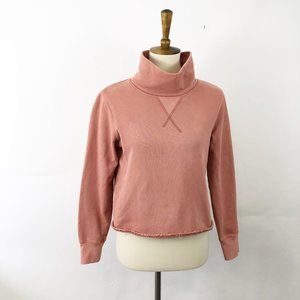 Madewell brushed terry turtleneck sweatshirt
